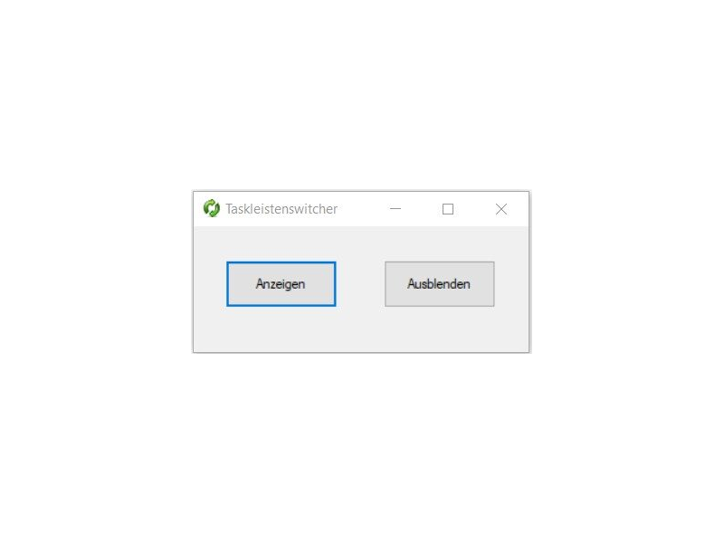 Screenshot Taskleistenswitcher